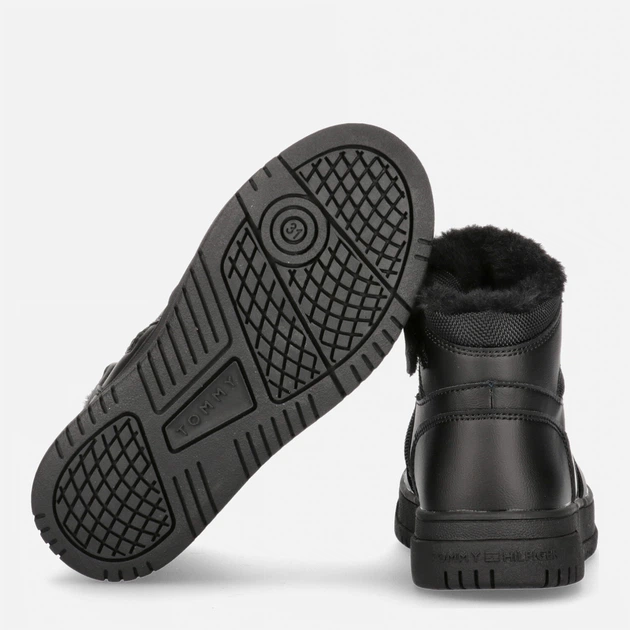 Черевики зимові дитячі Tommy Hilfiger T3B9-32487-1475999 32 Чорні (8052578039021) - зображення 5
