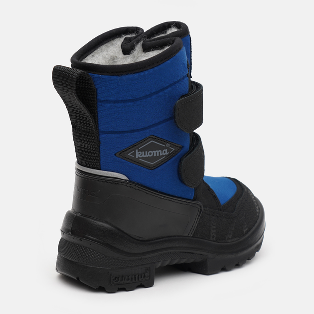 Дитячі зимові чоботи-дутики для хлопчика Kuoma Crosser wool 1360-70 26 16.8 см Сині (6410901811263) - зображення 4