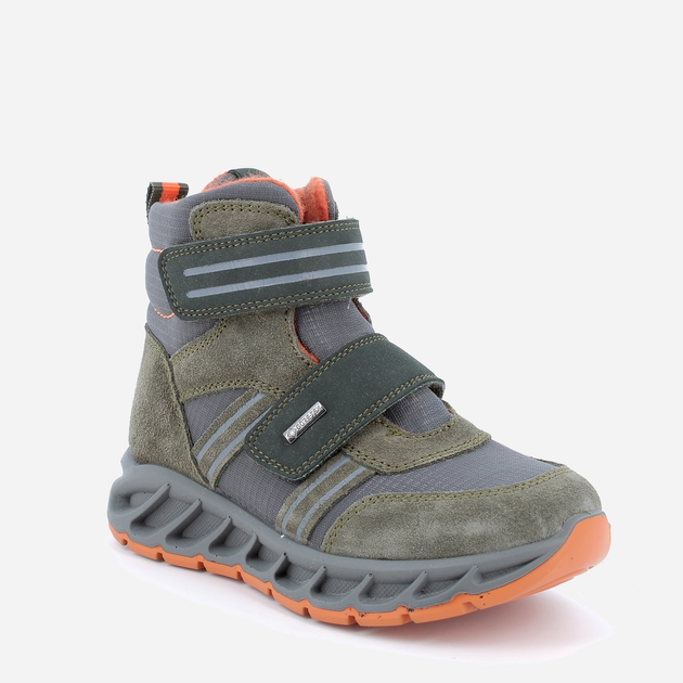 Підліткові зимові шкіряні черевики для хлопчика Primigi 2891611 37 Зелені (2891611370365) - зображення 2