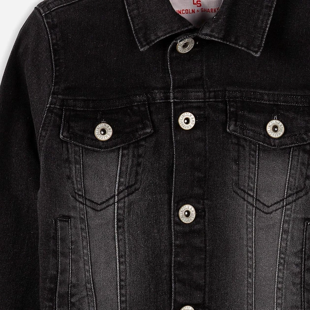 Kurtka jeansowa młodzieżowa dziewczęca 5.10.15 Spirit Of Nature 4E4001 152 cm Czarny/Niebieski (5902361916172) - obraz 3