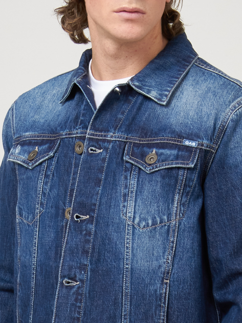 Джинсова куртка GAS 251107030658-WO74 50 Denim (8056775896371) - зображення 3
