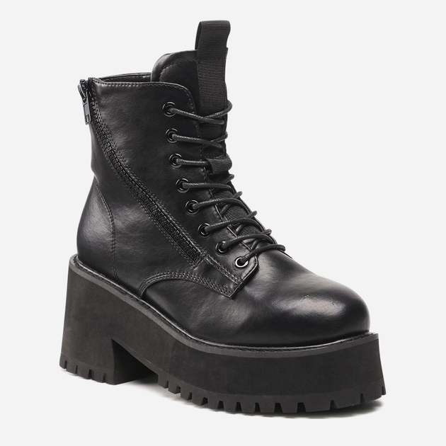 Жіночі черевики високі DeeZee WS110112-01 36 22.5 см Чорні (5903698996257) - зображення 2