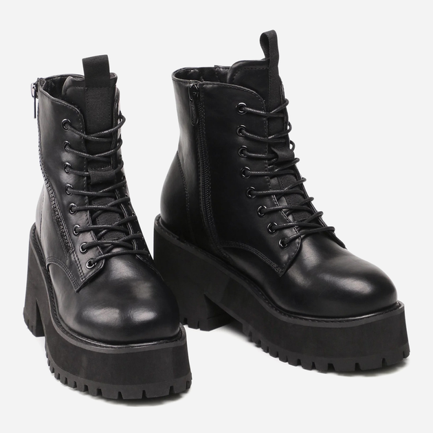 Жіночі черевики високі DeeZee WS110112-01 36 22.5 см Чорні (5903698996257) - зображення 3