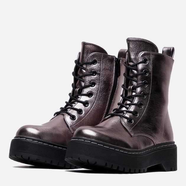 Жіночі черевики високі DeeZee WS5207-09 36 22.5 см Сріблясті (5904248024970) - зображення 2