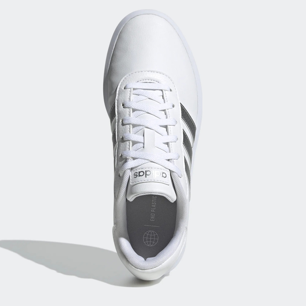 adidas Originals Court Platform GV8996 Niskie Trampki Damskie 36.5 (4UK) 22.5 cm Chmura Białe/Srebrne Metalik/Chmura Białe (5904248842734) - obraz 5