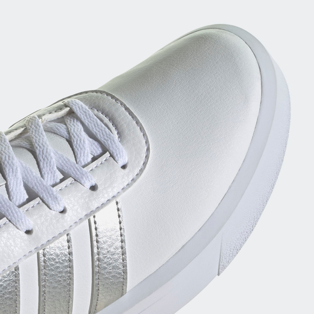 Жіночі кеди низькі adidas Originals Court Platform GV8996 39.5 (6UK) 24.5 см Cloud White/Silver Metallic/Cloud White (5904248842710) - зображення 8