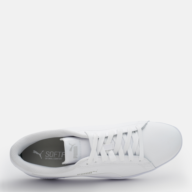 Damskie Niskie Trampki Puma Smash v2 36521507 37 (4UK) 23 cm Białe (4059505057275) - obraz 5