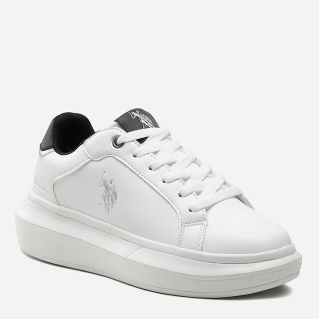 Жіночі кеди низькі U.S. Polo Assn Sneaker CHELIS001WBY1 37 Білі (8055197296820) - зображення 1