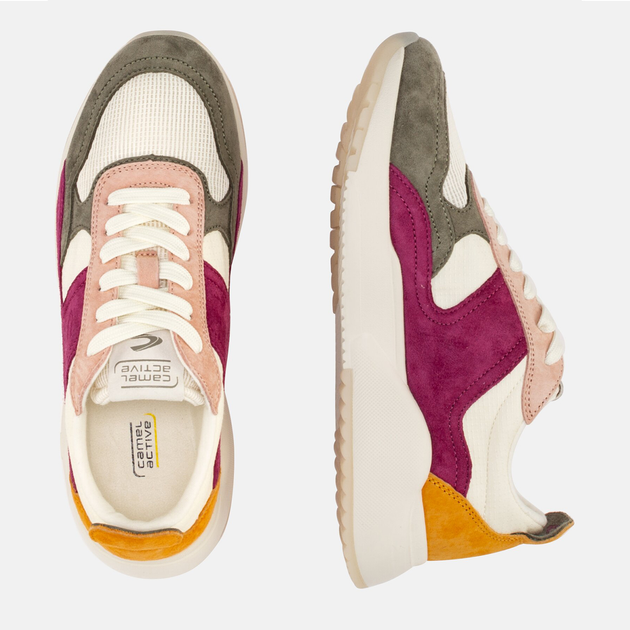 Buty sportowe damskie Camel Active Ramble 24131026 39 (7.5US) 25.1 cm Szary/Malinowy/Biały (4063996388732) - obraz 4