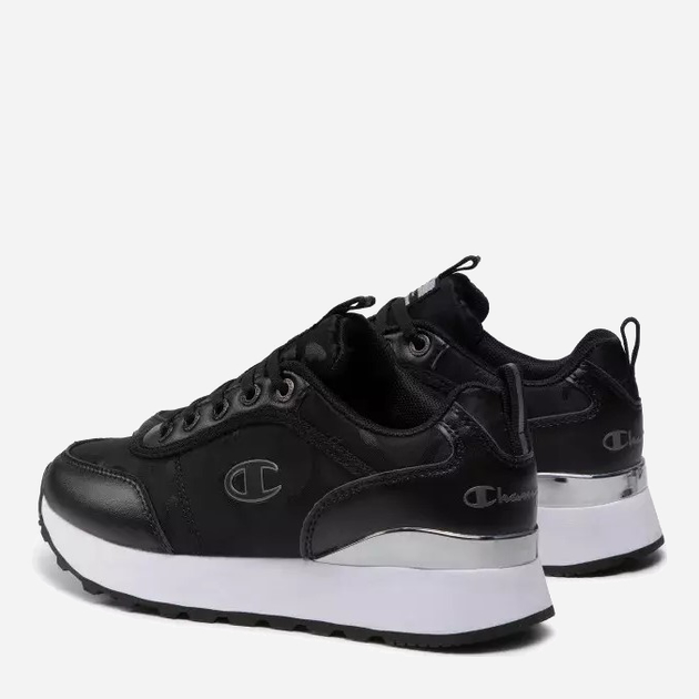 Sneakersy damskie na platformie do kostki Champion RR Champ Platform Low S11373-KK001 37 23.5 cm Czarne (8054112204148) - obraz 2