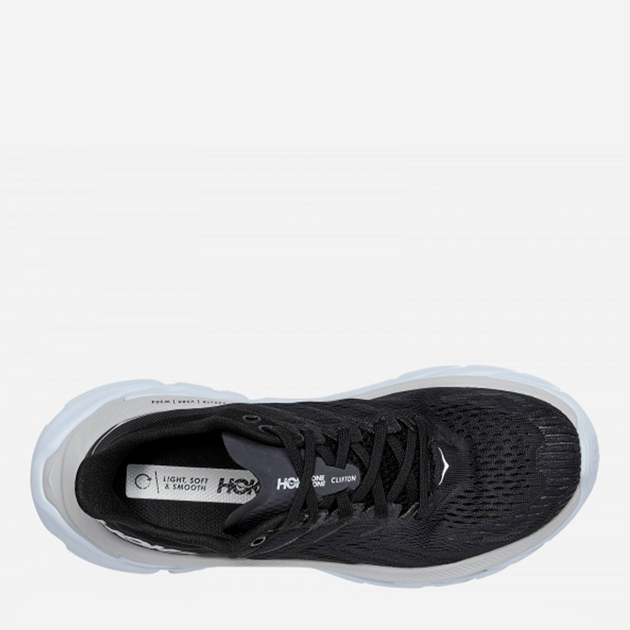 Жіночі кросівки для бігу HOKA ONE ONE Clifton Edge 1110511 39 1/3 Чорні (194715332331) - зображення 5