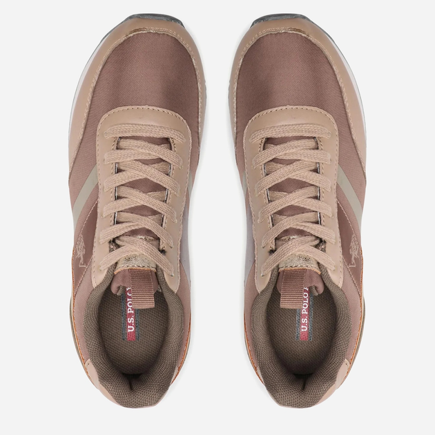 Buty sportowe damskie na platformie do kostki U.S. Polo Assn Sneaker NOBIW002WBNY4 40 Beżowe (8055197313954) - obraz 5