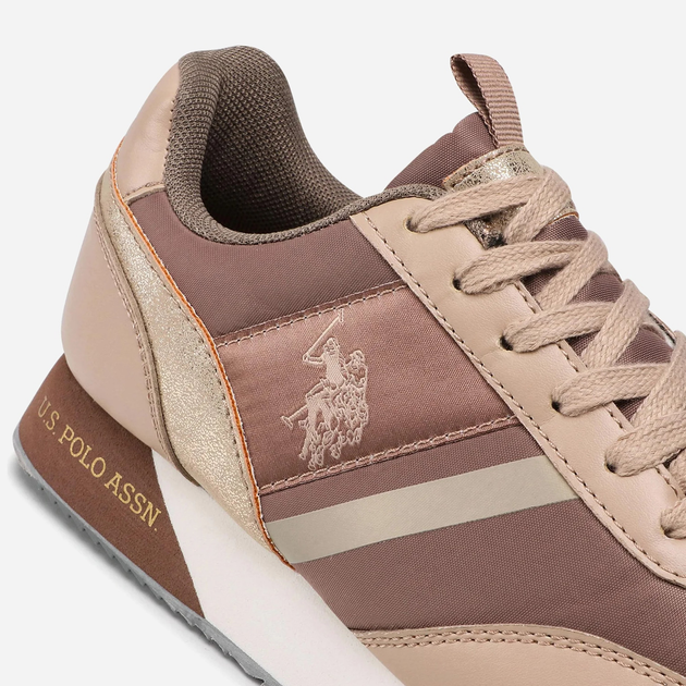 Buty sportowe damskie na platformie do kostki U.S. Polo Assn Sneaker NOBIW002WBNY4 40 Beżowe (8055197313954) - obraz 7