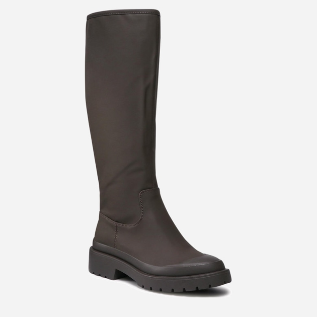 Kozaki damskie na obcasie do kolana na zamek Jenny Fairy WS5678-02 36 23.5 cm Khaki (5904248129286) - obraz 2