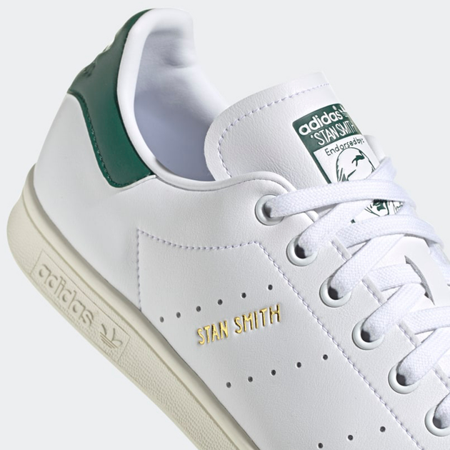 Жіночі кеди низькі adidas Originals Stan Smith FX5522 36 (4.5UK) 23 см White/Collegiate Green/Off White (4064037448835) - зображення 8