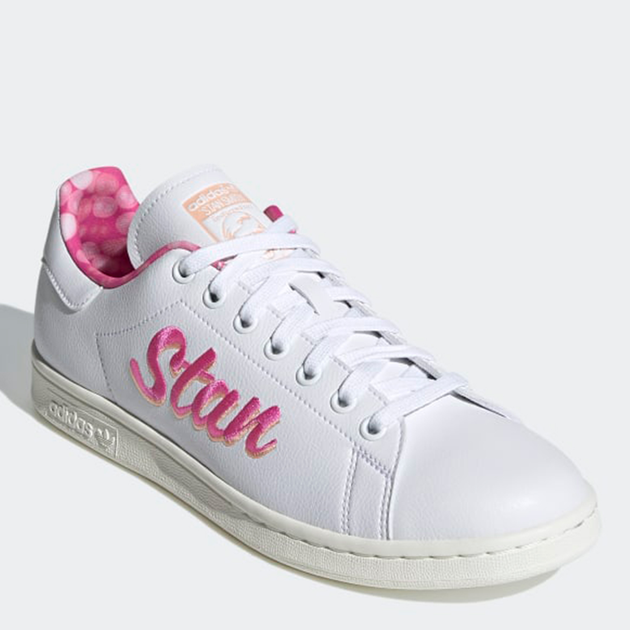 Жіночі кеди низькі Adidas Originals Stan Smith FX5569 38.5 (6.5UK) 25 см White/Screaming Pink/Off White (4064037527479) - зображення 2