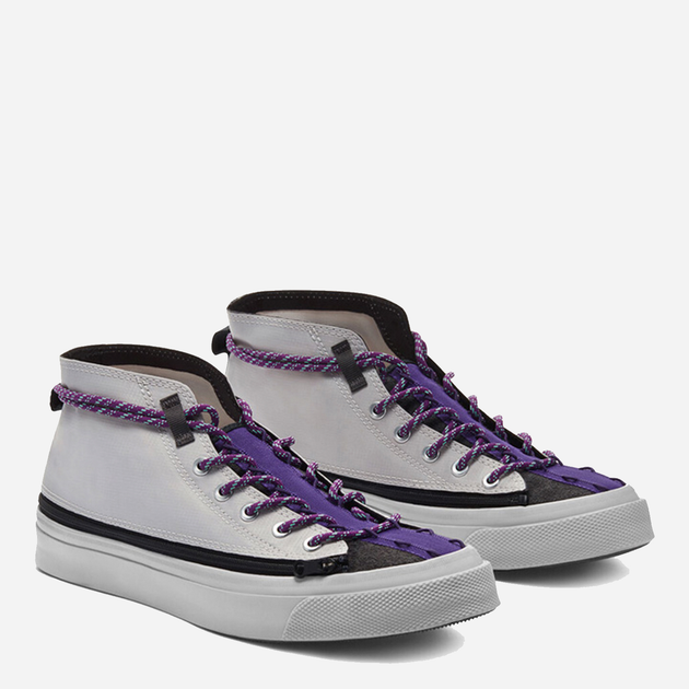 Converse Deck Star Mid Zip Off 170054C 37 (4.5) Kamienny/Brązowy (194432808355) - obraz 2