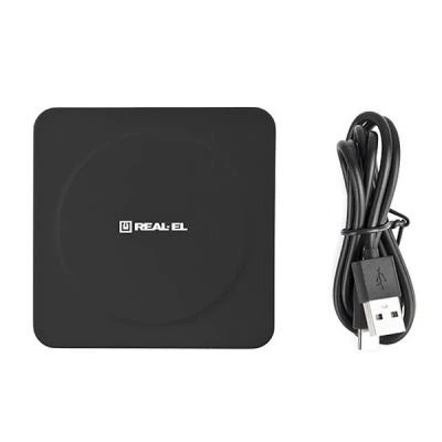 Зарядний пристрій REAL-EL WL-710 black (EL123160018) - Фото 7 Зарядний пристрій REAL-EL WL-710 black (EL123160018) - зображення 7