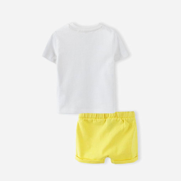 Комплект (футболка + шорти) 5.10.15 Tropical Summer 5P4006 86 см Білий/Жовтий (5902361979603) - зображення 2