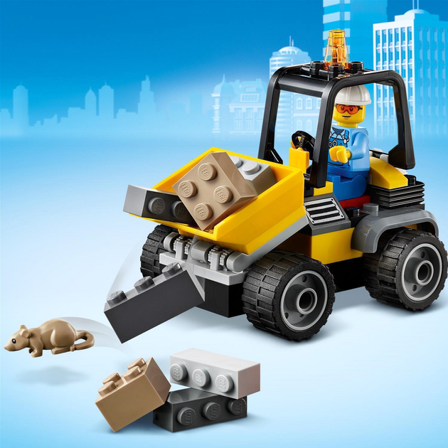 Конструктор LEGO City Great Vehicles Пікап для дорожніх робіт 58 деталей (60284) - зображення 8