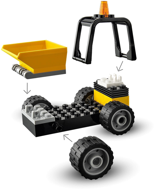 Конструктор LEGO City Great Vehicles Пікап для дорожніх робіт 58 деталей (60284) - зображення 13
