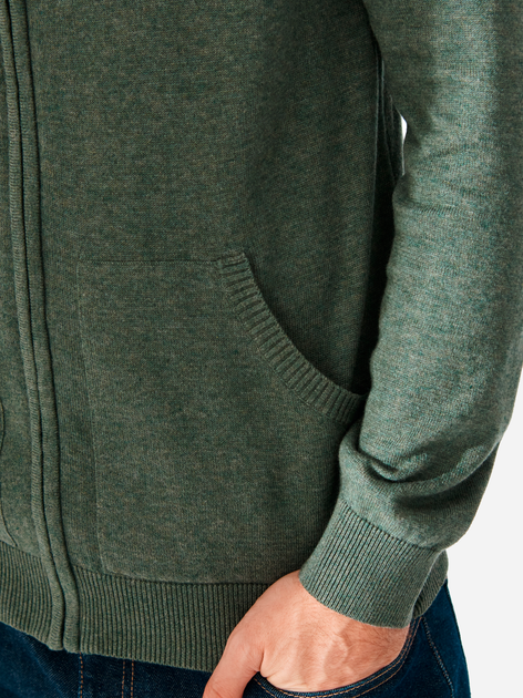 Sweter męski rozpinany z kieszeniami Tatuum Ricky T2118.616B-531 S Khaki (5900380948006) - obraz 4