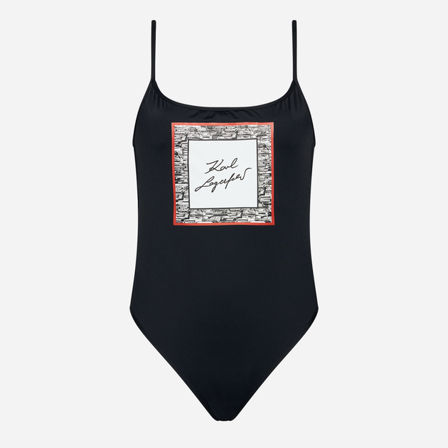 Strój kąpielowy jednoczęściowy damski Karl Lagerfeld KL21WOP05 XS Only One C. (8051884141503) - obraz 5