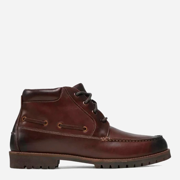 Trzewiki męskie skórzane niskie sznurowane Lasocki MI07-B261-B97-02 42 26.4 cm Brązowe (5904862154190) - obraz 1