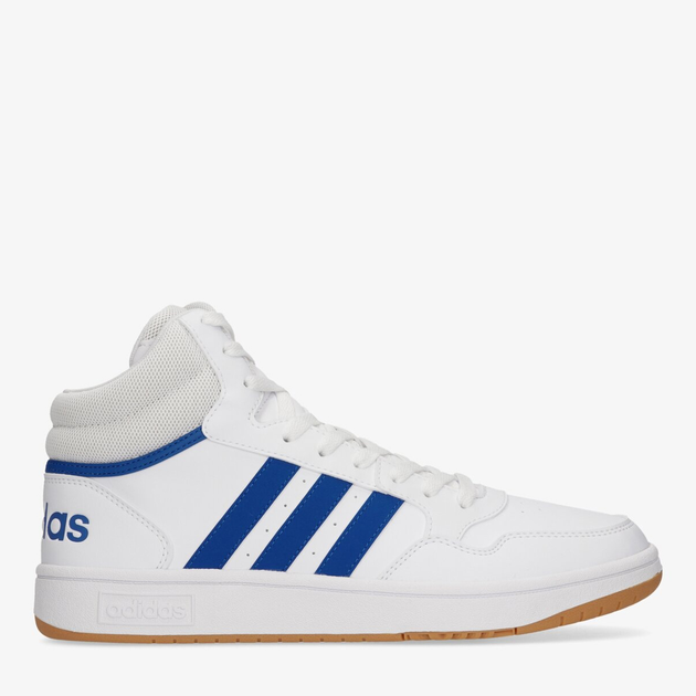 Trzewiki męskie wysokie sznurowane adidas Hoops 3.0 Mid GW3021 41.5 26 cm Białe (5904248838546) - obraz 1