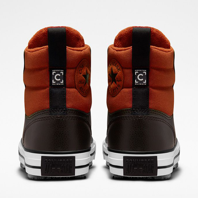 Чоловічі кеди високі Converse Chuck Taylor All Star Berkshire Boot A00721C 44 (10) 28 см Чорний/Темно-червоний (194433802161) - зображення 6