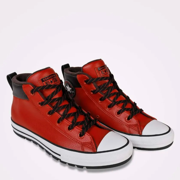 Чоловічі кеди високі Converse Chuck Taylor All Star Street Lugged A00718C 44.5 28.5 см Темно-червоні (194433725019) - зображення 7