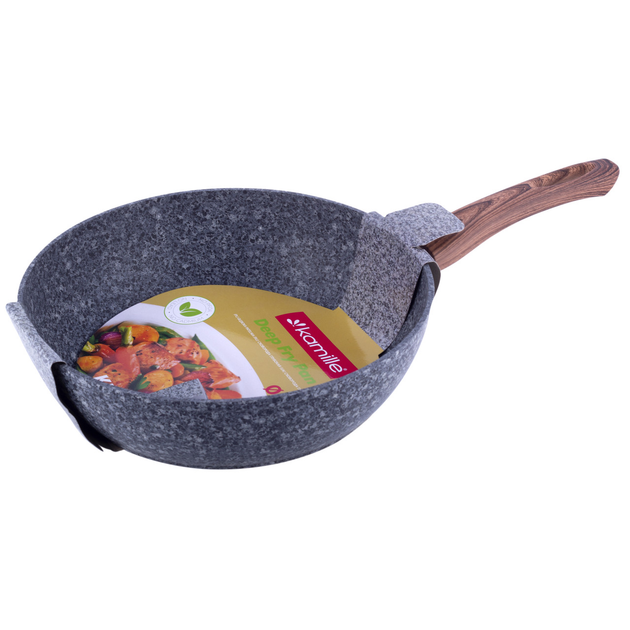 Сотейник Kamille 26 см из алюминия с индукционным дном и антипригарным ...