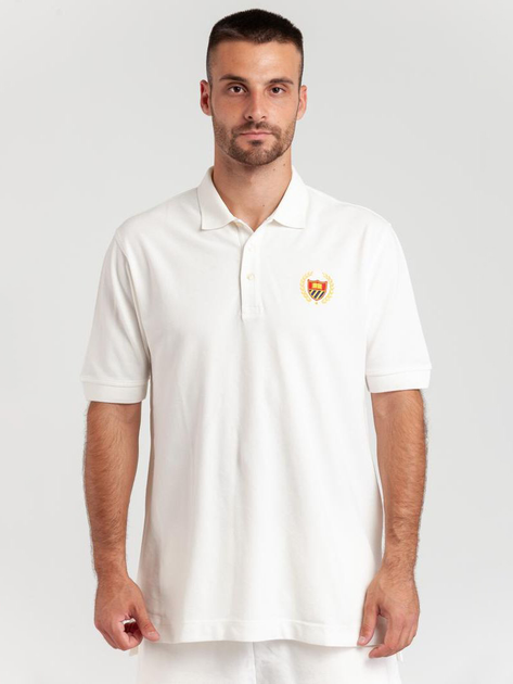 Поло чоловіче Bel-Air Athletics 30BELM707R216252-02 XL Біле (8056353008929) - зображення 1