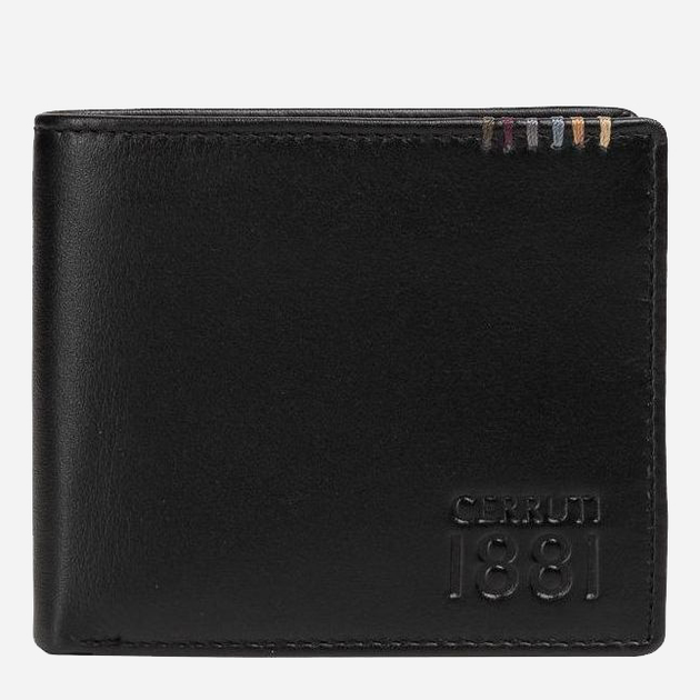 Портмоне шкіряне Cerruti 1881 CEPU05654M Black (8058969974766) - зображення 1