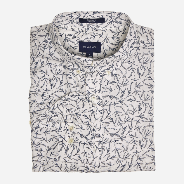 Сорочка GANT Pp Lavendel Print Reg Bd 3024630 S Eggshell (7325705703722) - зображення 3