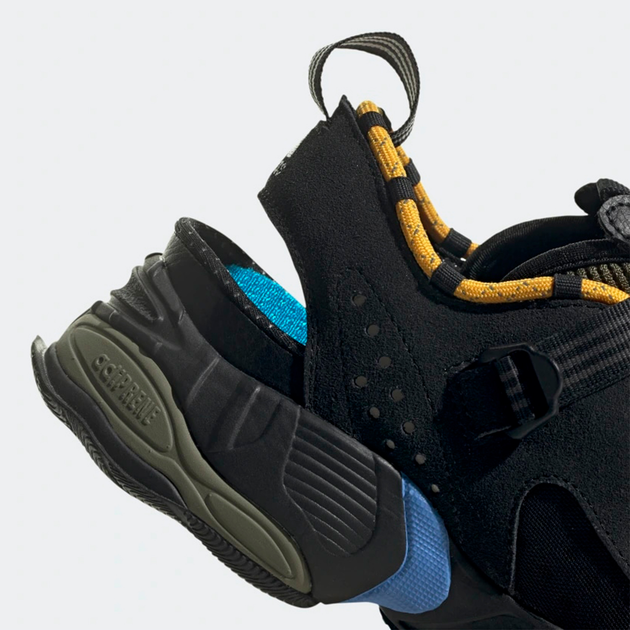 Сандалії adidas Originals Novaturbo H6100LT FW0989 39 (7) 25.5 см Core Чорні/Active Gold/Mesa (4062059359856) - зображення 8