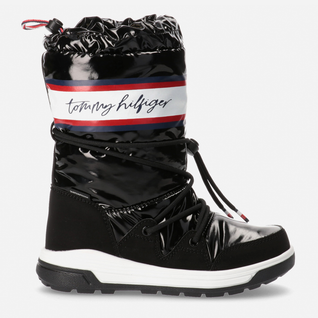 Śniegowce dziewczęce Tommy Hilfiger T3A6-32436-1485999- 38 Czarne (8052578028087) - obraz 1