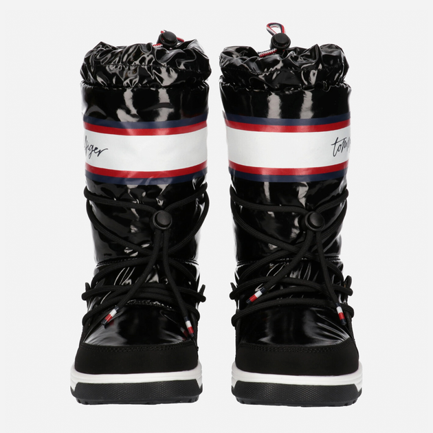 Śniegowce dziewczęce Tommy Hilfiger T3A6-32436-1485999- 40 Czarne (8052578028100) - obraz 4