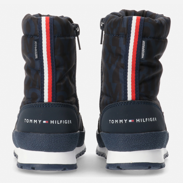 Дитячі чоботи-дутики для дівчинки Tommy Hilfiger T3B6-32547-1486800- 29 Сині (8052578036594) - зображення 5