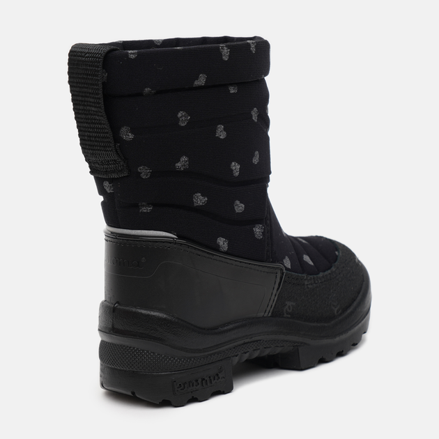 Дитячі зимові чоботи-дутики для дівчинки Kuoma Putkivarsi wool 1303-0318 25 16.1 см Чорні (6410901055681) - зображення 4