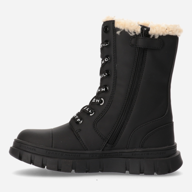 Kozaki dziecięce dla dziewczynki Tommy Hilfiger T3A5-32426-1442999- 33 Czarne (8052578024836) - obraz 3