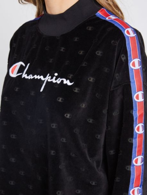 Світшот жіночий Champion 111047-KL001 XS Чорний (8052785222001) - зображення 4