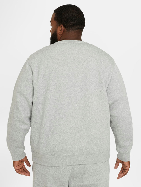Світшот чоловічий Nike M Nsw Club Crw Bb BV2662-063 2XL Сірий (193146344630) - зображення 6