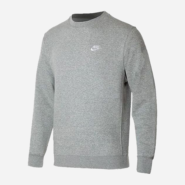 Світшот чоловічий Nike M Nsw Club Crw Bb BV2662-063 S Сірий (193146344593) - зображення 9