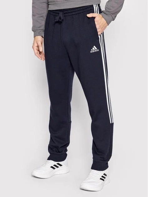 Спортивні штани чоловічі Adidas 3 Stripe Pant Legink GK8977 2XL Темно-синие (4062065224612 ) - зображення 1
