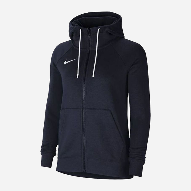 Bluza damska rozpinana streetwear z kapturem Nike Park 20 Full-Zip Hoody Wmns CW6955-451 M Granatowa (194502379426) - obraz 1