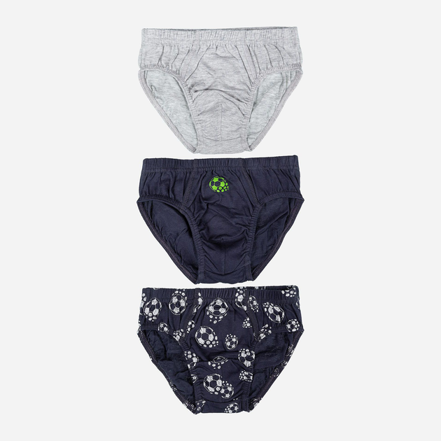 Трусики 5.10.15 Underwear 1W4004 98-104 см 3 шт Сірий/Темно-синій/Чорний (5902361915793) - зображення 1
