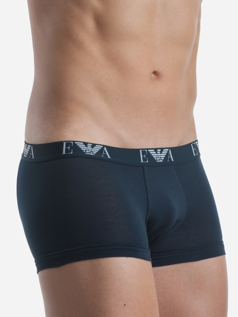 Figi-szorty Emporio Armani CC715-111210 M 2 szt Granatowe (8058984889724) - obraz 3