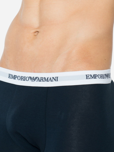 Bokserki Emporio Armani CC717-111210 S 2 szt Szare/Granatowe (8033921434533) - obraz 9