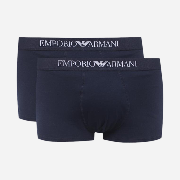 Труси-шорти Emporio Armani CC722-111613 S 2 шт. Темно-сині (8053320294514) - зображення 1